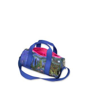 Borsa Weekender Loqi – “Water Lillies Neon Pink – Claude Monet” cm 30×15