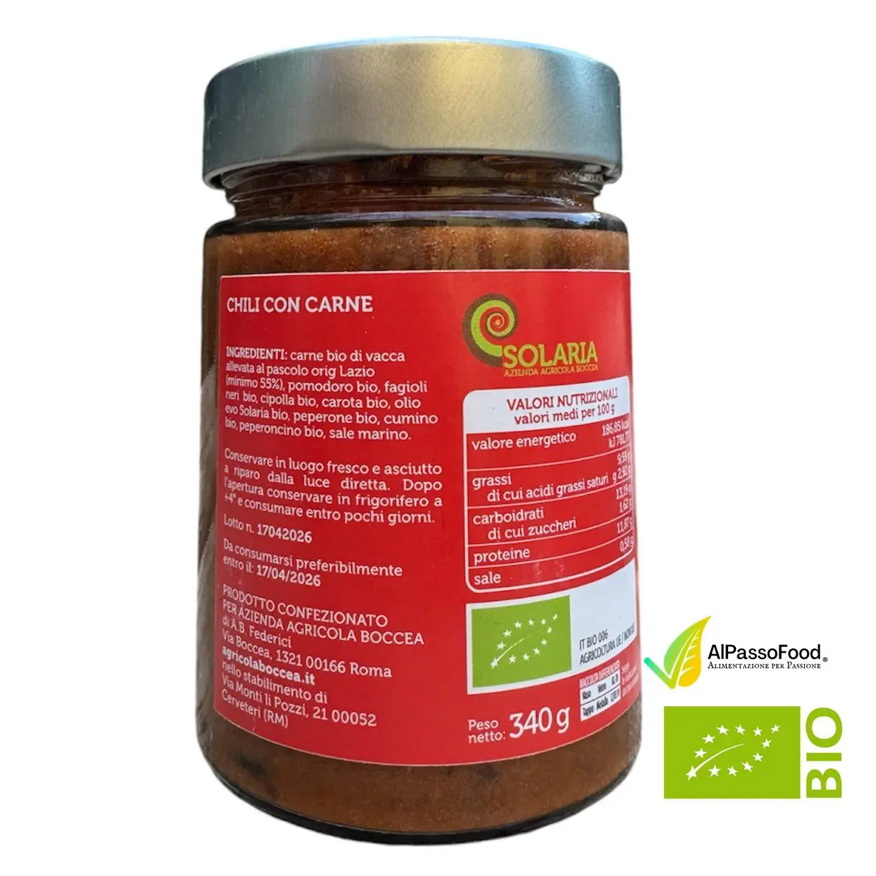 Chili con Carne Biologico 340g - immagine 3