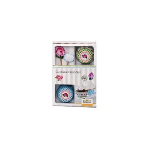 Kit Cupcake Decoration Set “Flowers” Birkmann – Pirottini & Bandierine