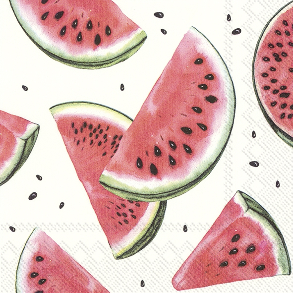 IHR Schonhuber Tovaglioli di carta Watermelon White