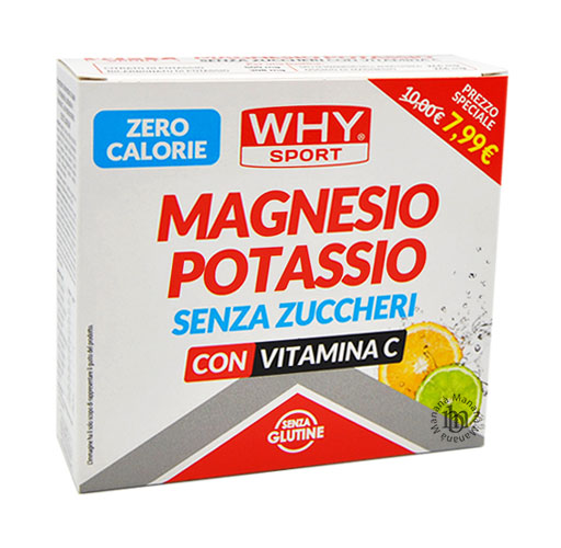 Why Sport Magnesio Potassio 10 X 3,5 g.