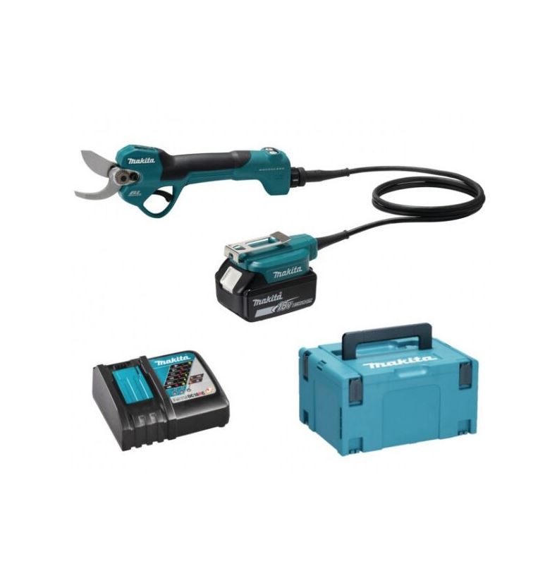 Makita DUP180RT FORBICI POTATURA 18V BATTERIA CARICABATTERIA
