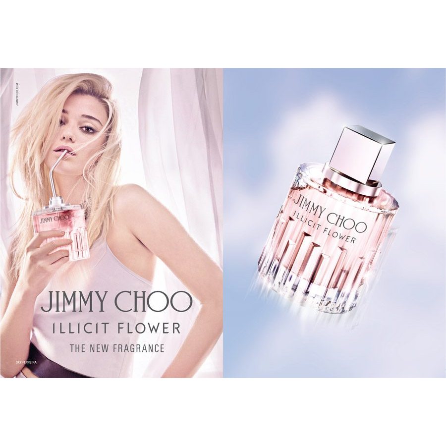 JIMMY CHOO ILLICIT FLOWER EAU DE TOILETTE 100 ML SPRAY - immagine 3