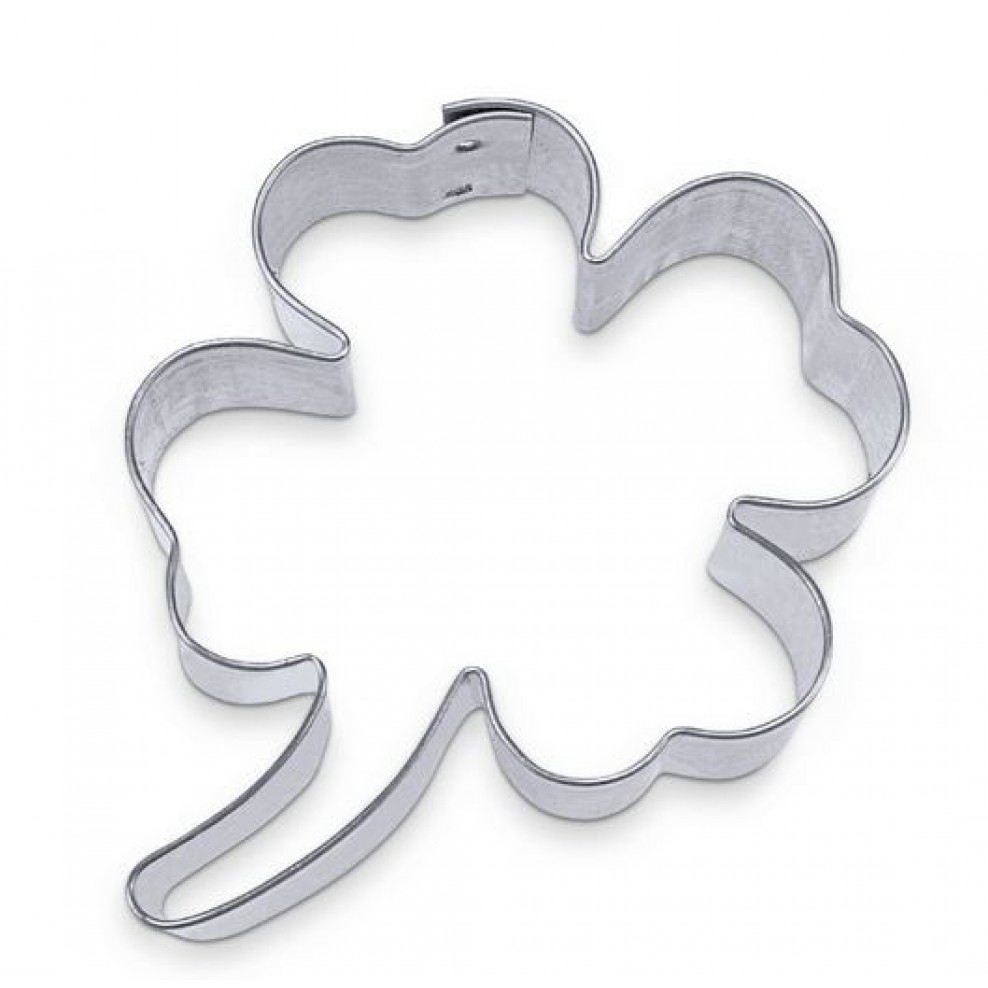 Taglia Biscotto in acciaio inox – Quadrifoglio cm 6 - immagine 2