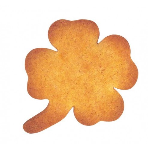 Taglia Biscotto in acciaio inox – Quadrifoglio cm 6 - immagine 3