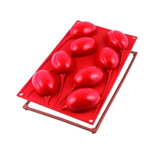Stampo in Silicone Mini Tortini “Boccioli di Tulipani” – Silikomart