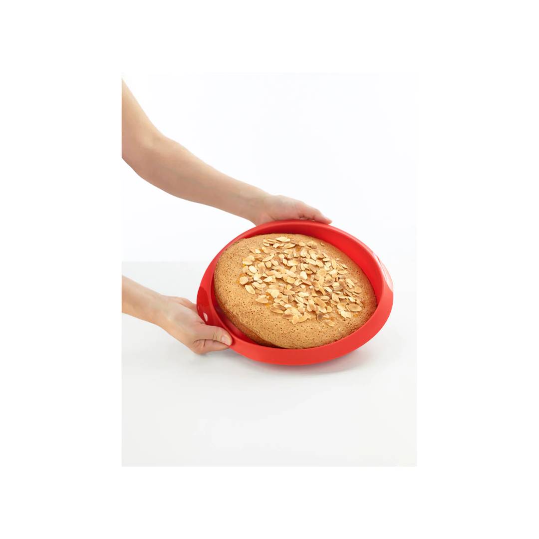 Stampo Torta in Silicone Tondo Lekuè – cm 20x5h - immagine 4